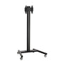 Vogels T 1822B TROLLEY SINGLE-POLE 180 VESA 200X200 - BLACK