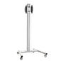 Vogels T 1822S TROLLEY SINGLE-POLE 180 VESA 200X200 - SILVER