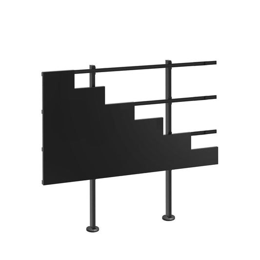 Vogels FMLED 6X6 DVLED FLOOR MOUNT 6X6 27 - BLACK