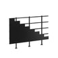 Vogels FMLED 8X8 DVLED FLOOR MOUNT 8X8 27 - BLACK