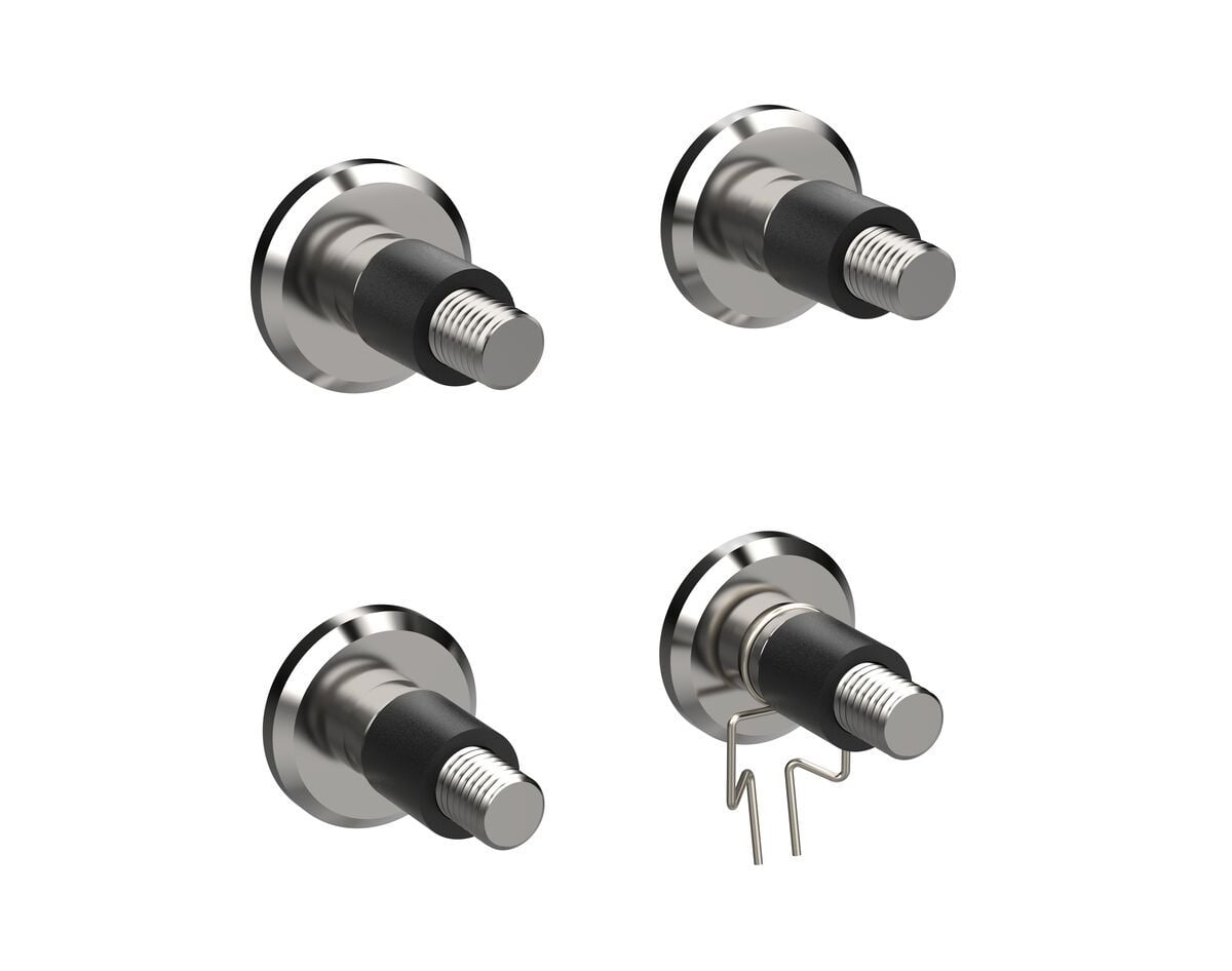Vogels PLA 9308 EXTENDED MOUNTING BOLTS 4PCS - BLACK