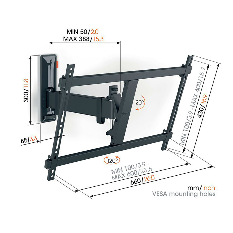 Vogels TVM 3625 Full-Motion Mount Large