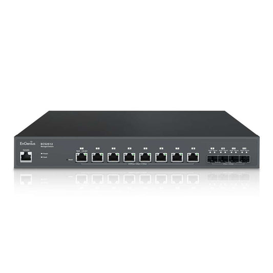 EnGenius Cloud Managed 8-Port Multi Gig Switching 2.5G with 4 10G SFP+ Uplink Ports