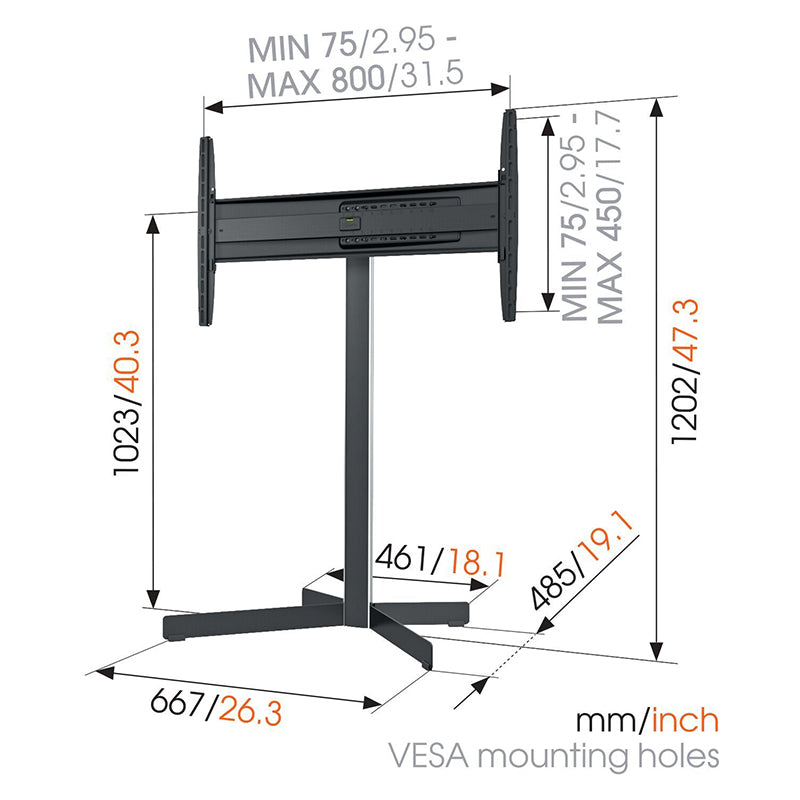 Vogels EFF 8330 TV Floor Stand