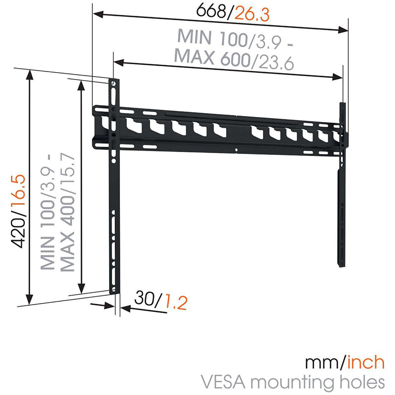 Vogels MA4000-A1 Fixed TV Wall Mount