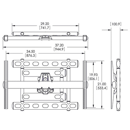 Vogels PFW 6852 DISPLAY WALL MOUNT TURN & TILT 136KG