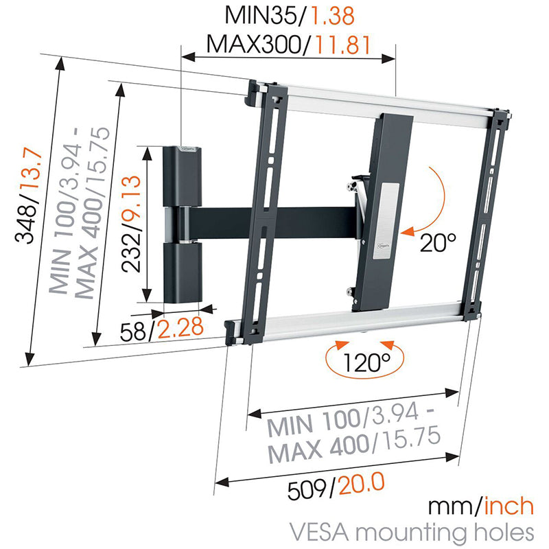 Vogels THIN 425 Full-Motion TV Wall Mount